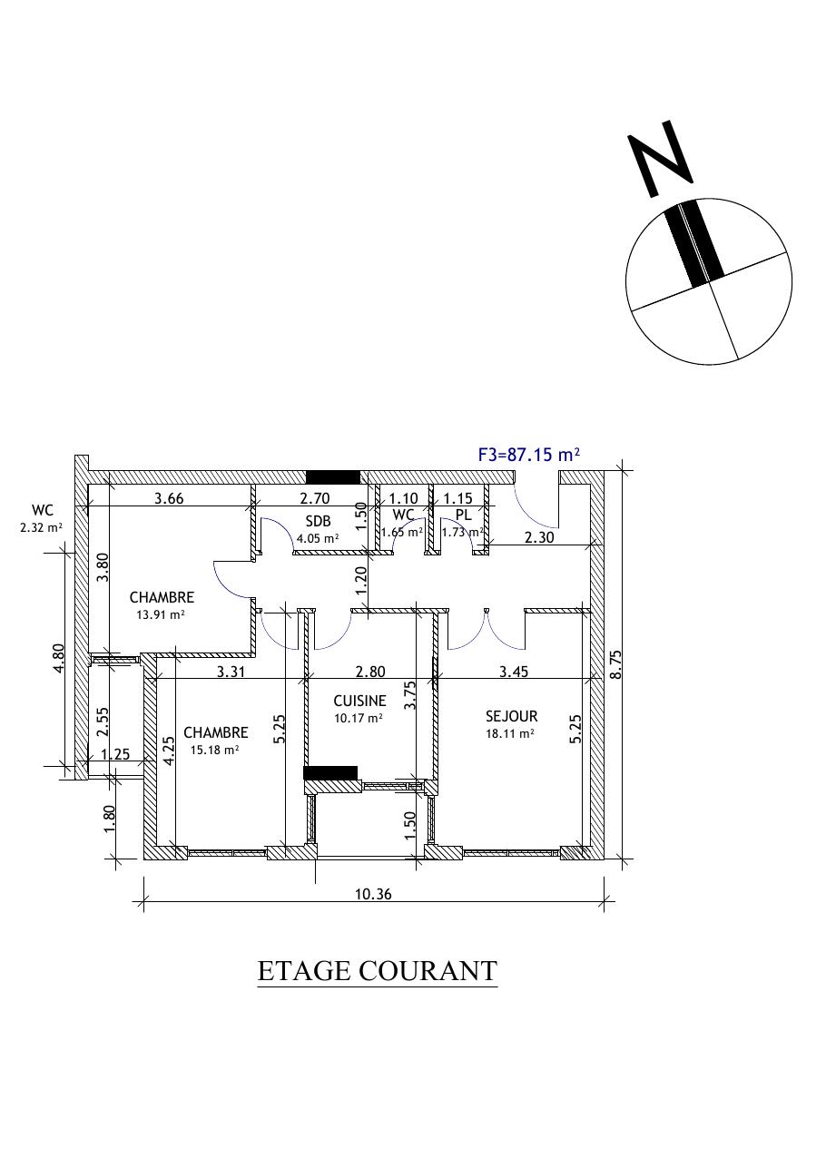 Appartement F3